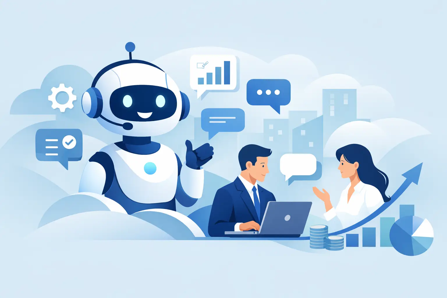 AI chatbot για επιχείρηση με αποτέλεσμα