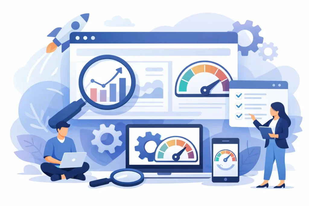 Audit ιστοσελίδας για SEO και ταχύτητα