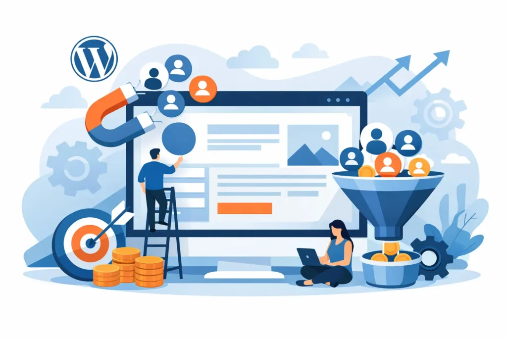 Κατασκευή WordPress site για lead generation