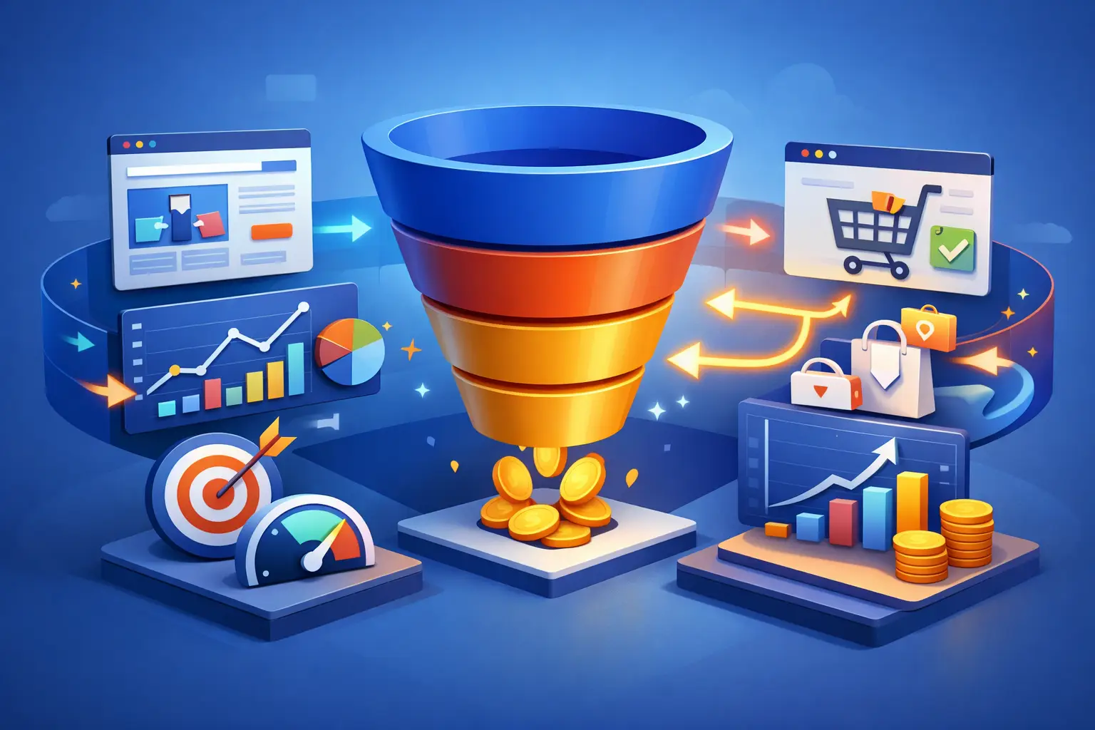 Βελτιστοποίηση funnel πωλήσεων σε ιστοσελίδα