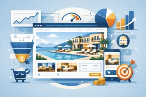 Κατασκευή ιστοσελίδας boutique hotel που πουλά