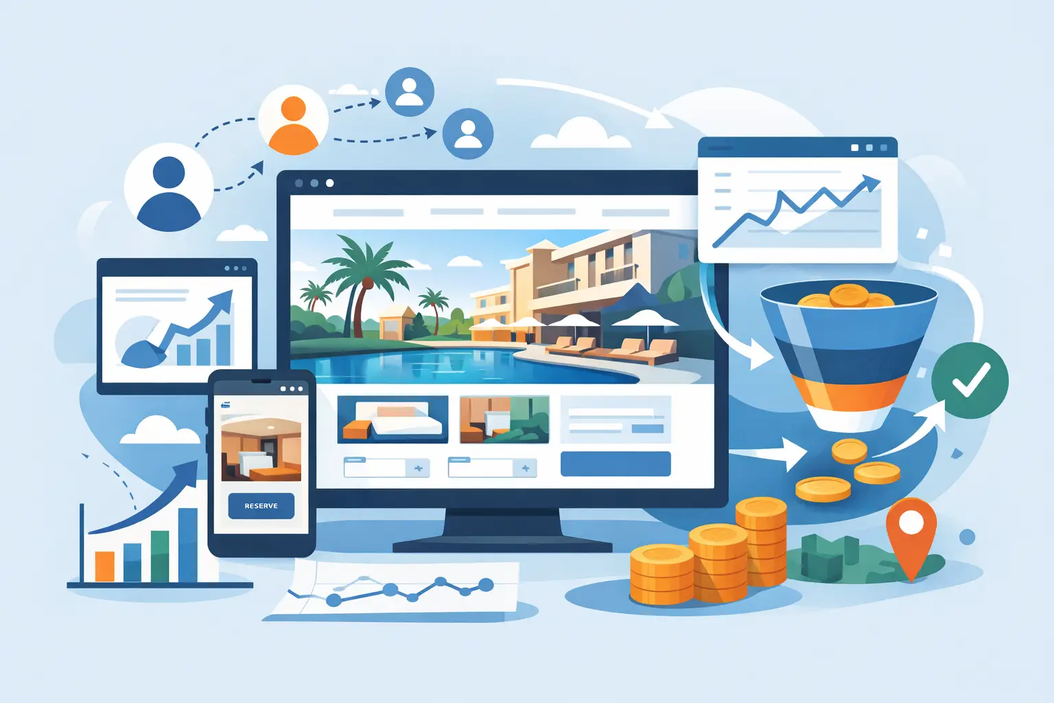 Hotel website design που φέρνει κρατήσεις