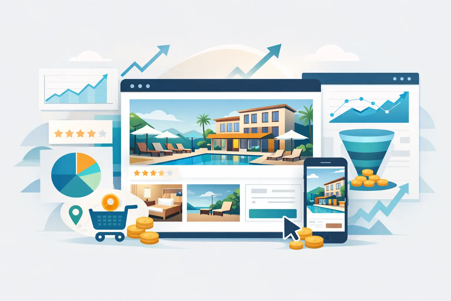 Ιστοσελίδα για boutique hotel που φέρνει κρατήσεις